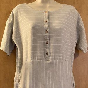 EUC Polagram Gray Shirt Dress  Size:  Small